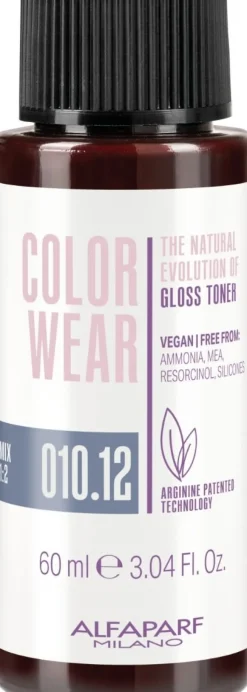 Alfaparf Milano Color Wear Gloss Toner 010.12 Soft Lightest Ash Violet Blonde - 60 ml