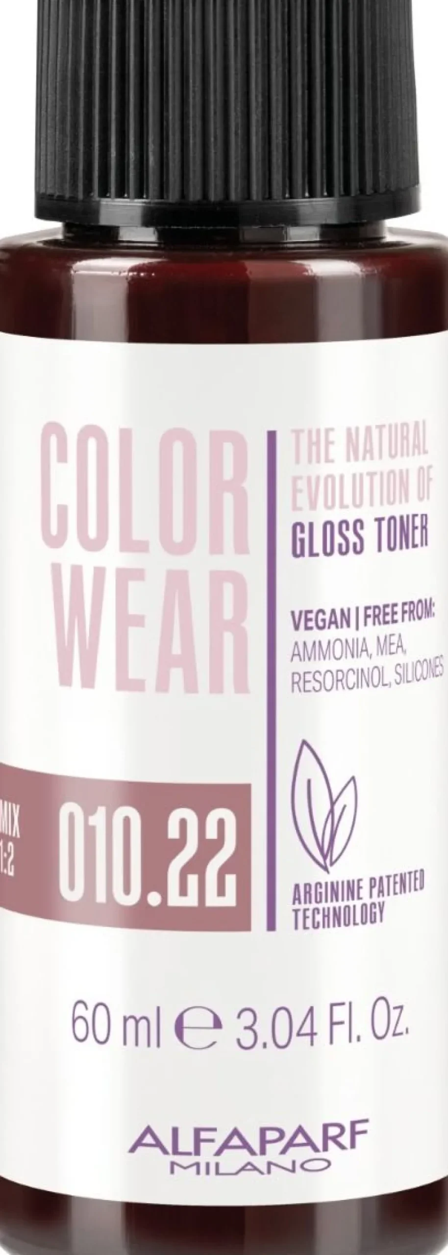 Alfaparf Milano Color Wear Gloss Toner 010.22 Soft Lightest Intense Violet Blonde - 60 ml