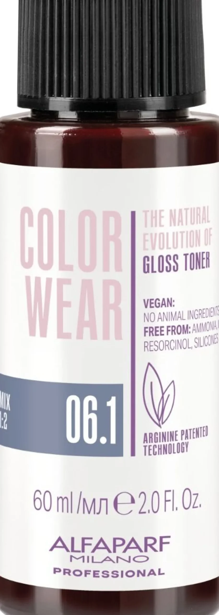 Alfaparf Milano Color Wear Gloss Toner 06.1 Soft Dark Ash Blonde - 60 ml