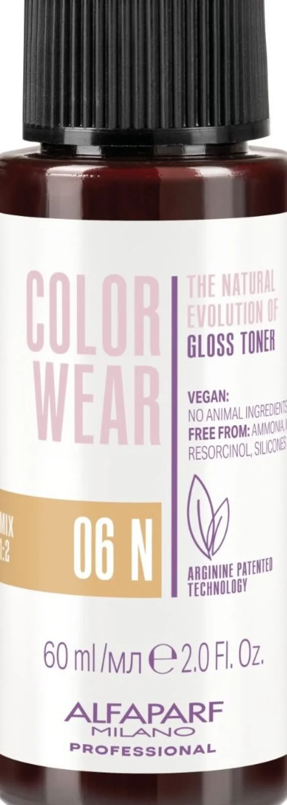 Alfaparf Milano Color Wear Gloss Toner 06N Soft Dark Natural Blonde - 60 ml