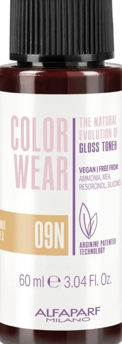 Alfaparf Milano Color Wear Gloss Toner 09N Soft Very Light Natural Blonde - 60 ml