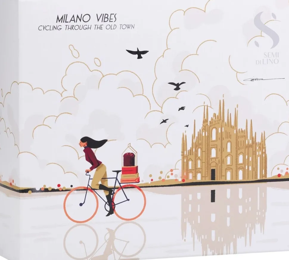 Alfaparf Milano Holiday Kit Set Semi di Lino Diamond 465 ml