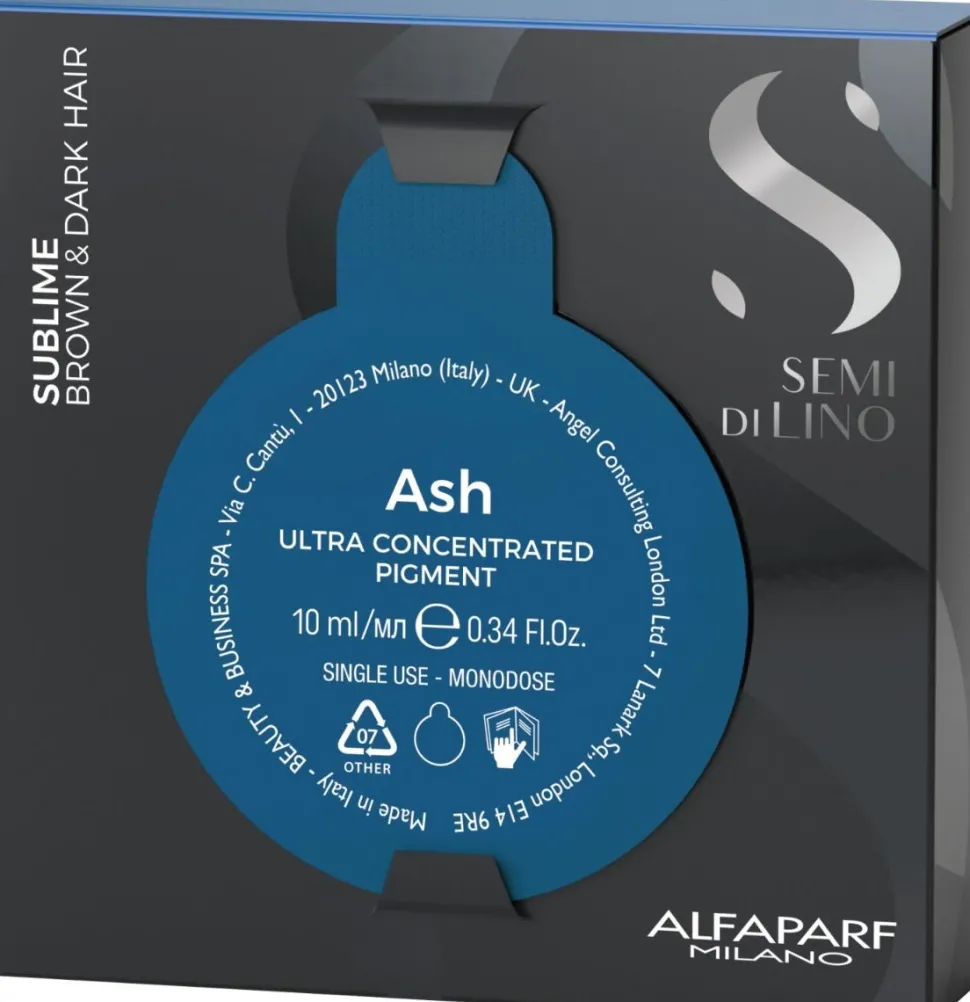 Alfaparf Milano Semi di Lino Sublime Pigments Color Ash .1 10 ml