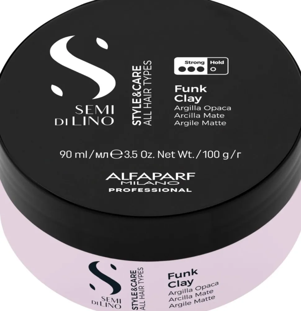 Alfaparf Milano Semi di Lino Style&Care Funk Clay 90 ml