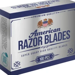 American Razor Blades 100 Double Edge Razor Blades
