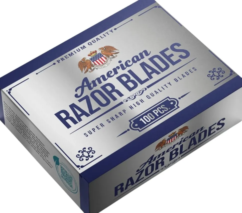American Razor Blades 100 Double Edge Razor Blades