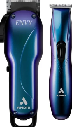 Andis Cordless Combo Adjustable Blade Clipper & Cordless Trimmer Galaxy