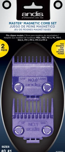 Andis Master® Magnetic Comb Set Dual Pack (2pcs) (U)