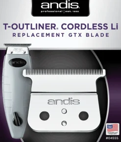 Andis T-OutlinerLi Deep Tooth GTX Blade Carbon Steel