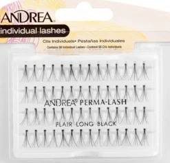 Andrea - Long Black Single Eyelashes