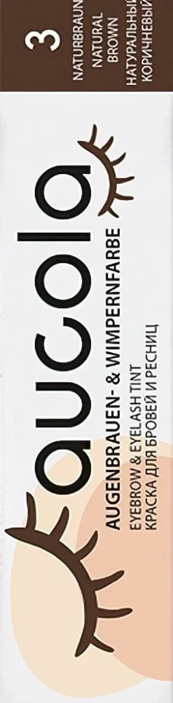 Aucola Eyebrow & Eyelash Tint 3 Natural Brown - 15 ml