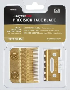 BaByliss PRO Fxone Gold Titanium Metal-Injection Molded (MIM) Precision Fade Blade