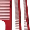 BaByliss PRO Styling Comb Set Red 3 Pcs (U)