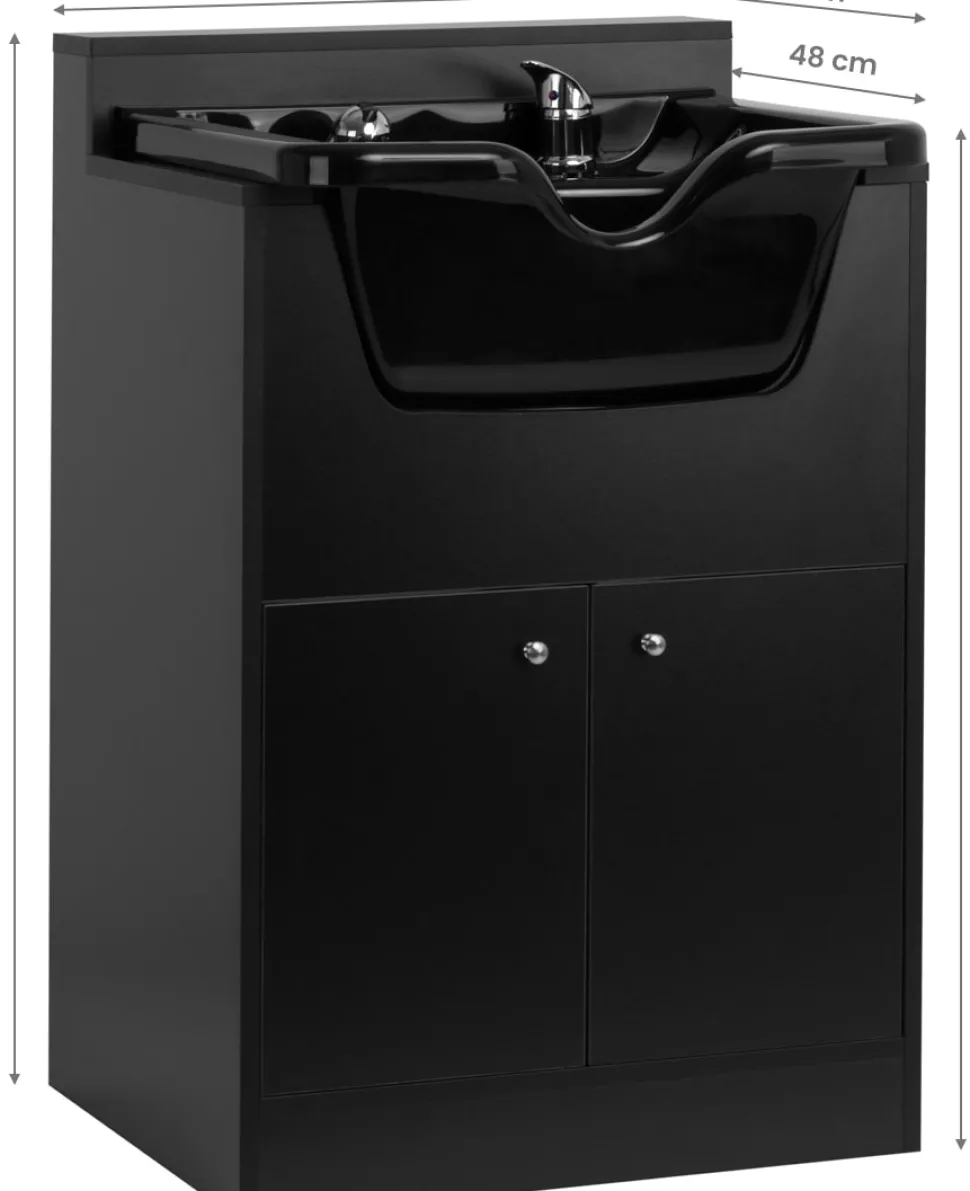 Barber Washing Station BB06 Black