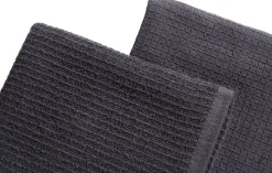 Barburys Double Sided Towels Black 50x80 cm - 6 pcs