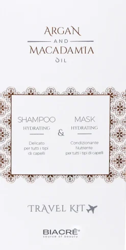 Biacre Argan & Macadamia Kit Hydrating Shampoo + Mask - 100 ml