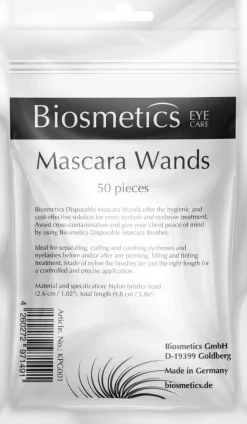 Biosmetics Mascara Wands Brushes - 50 Pcs