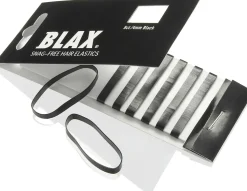 Blax Hair Elastics - Black 4 mm (8 Pcs)