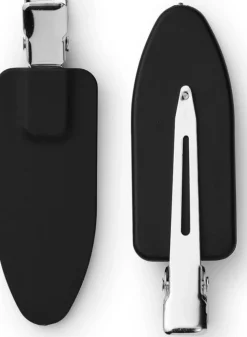 Bravehead Setting Clip Black Rubberized 6 Pcs