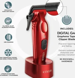 COCCO Hyper Velcro Pro Clipper Red