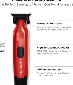 COCCO Hyper Velcro Pro Trimmer Red