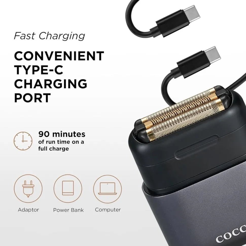 COCCO Impacto Micro Wet - Dry Shaver Grey