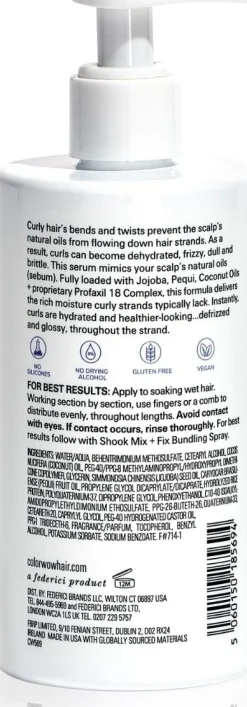Color WOW Curl Wow Flo Entry Rich Natural Supplement 295 ml