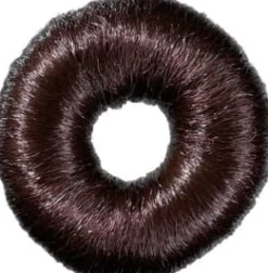 Comair Hair Donut Round, Brown 9 cm 18 gr