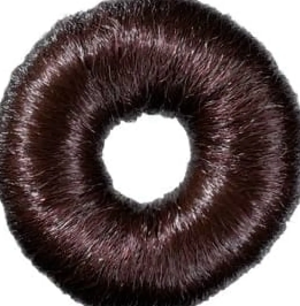 Comair Hair Donut Round, Brown 9 cm 18 gr