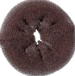 Comair Hair donut round, brown 11 cm 12 gr