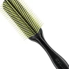 Denman D4 - 9 - Row Black Green Bristles