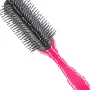 Denman D4 Fashion Effects Pink Grey Bristles
