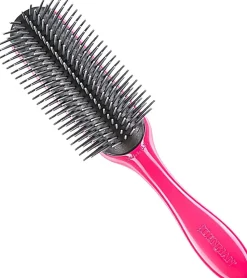 Denman D4 Fashion Effects Pink Grey Bristles
