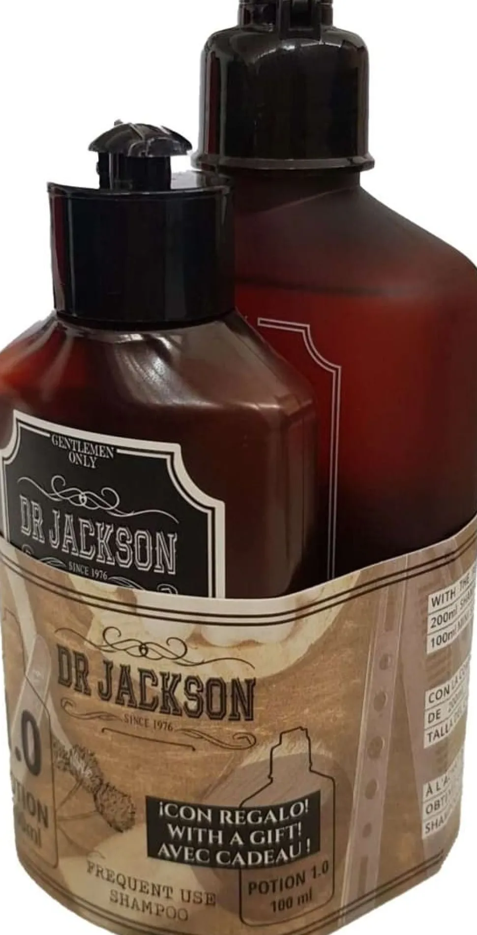 Dr. Jackson Hair And Body Shampoo Kit Potion 1.0 200 ml + Hair And Body Shampoo Potion 1.0 100 ml Gift Set