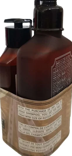 Dr. Jackson Hair And Body Shampoo Kit Potion 1.0 200 ml + Hair And Body Shampoo Potion 1.0 100 ml Gift Set