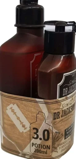 Dr. Jackson Revitalizer & Regulator shampoo Kit Potion 3.0 200 ml + Hair And Body Shampoo Potion 1.0 100 ml Gift Set