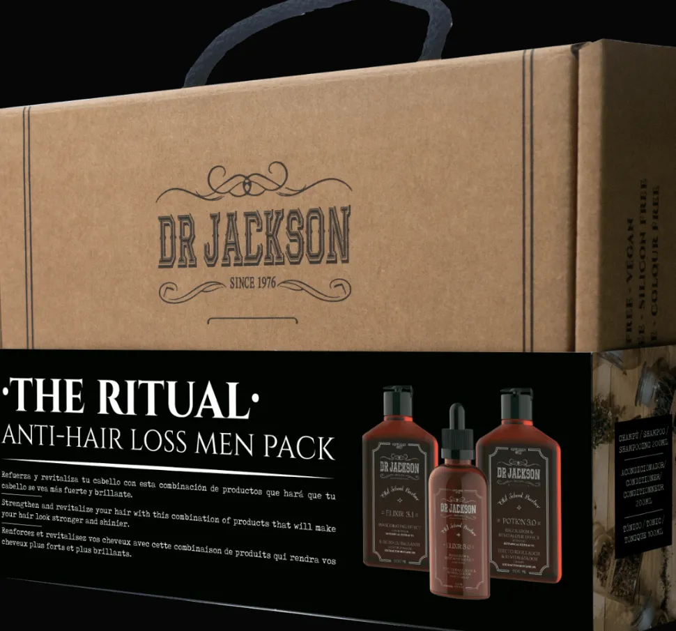 Dr. Jackson The Ritual-Anti-Hair Loss Pack (Shampoo+Conditioner+Tonic) - 500 ml