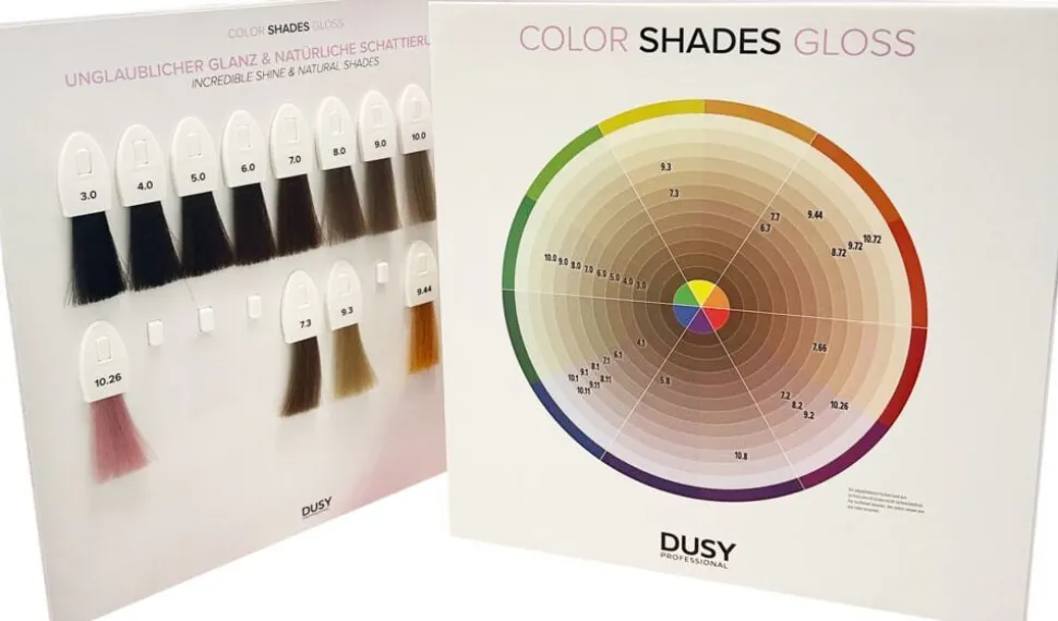 Dusy Color Shades Color Chart