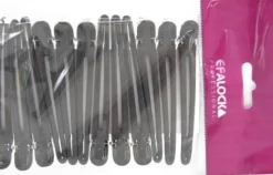 Efalock - Hair clips Black 12 Pcs