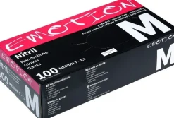 Efalock Emotion Nitril Gloves M Pow.-Free 100 Pcs
