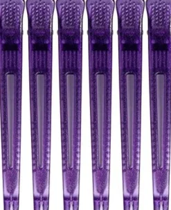 Efalock Techno Clips Purple 6 Pcs
