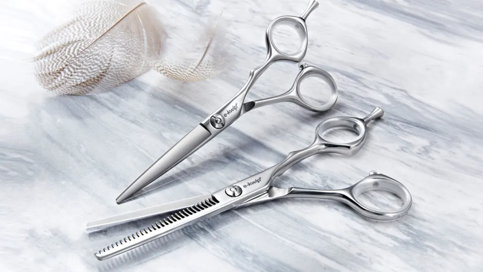 e-kwip Elegance Line 5.5" thinning scissors Offset 30 Teeth