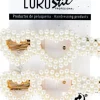 Eurostil - Hair Grips With Pearls Golden Hearts 8 cm - 2 Pcs (U)