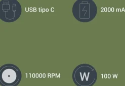 Eurostil Air Duster Turbo Wind 100 Watt