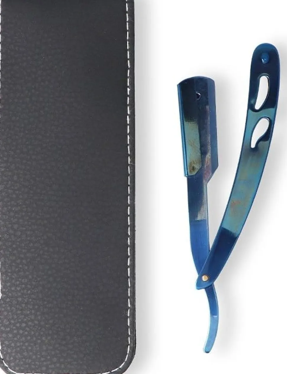 Eurostil Blessed Blue Metal Butterfly Razor