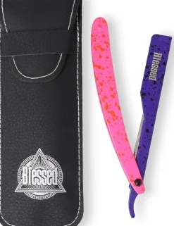 Eurostil Blessed Professional Razor Neon Purple & Rosa