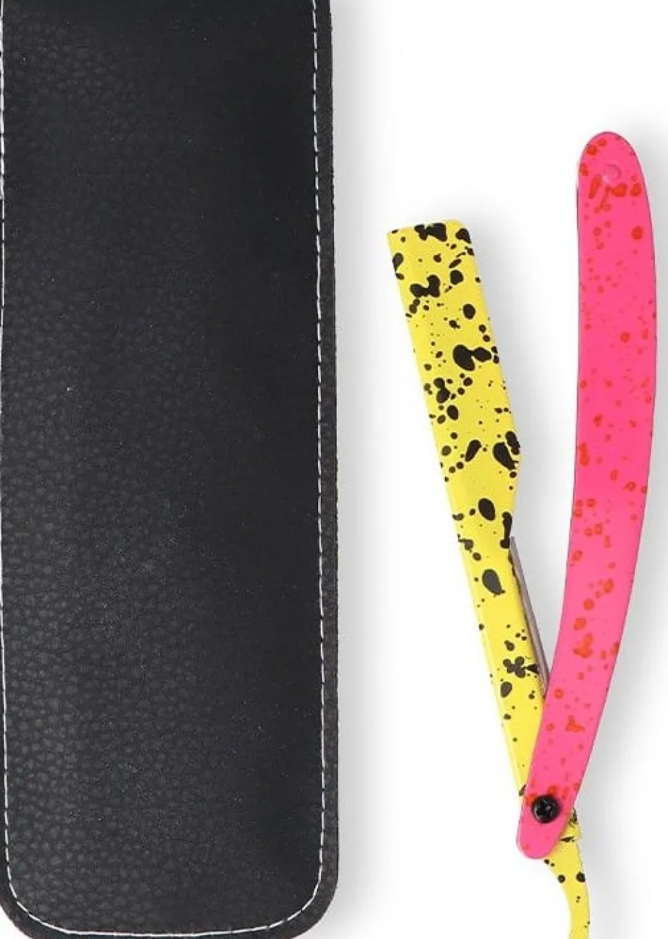 Eurostil Blessed Professional Razor Neon Yellow Pink