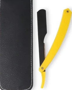 Eurostil Blessed Yellow Plastic Handle Razor