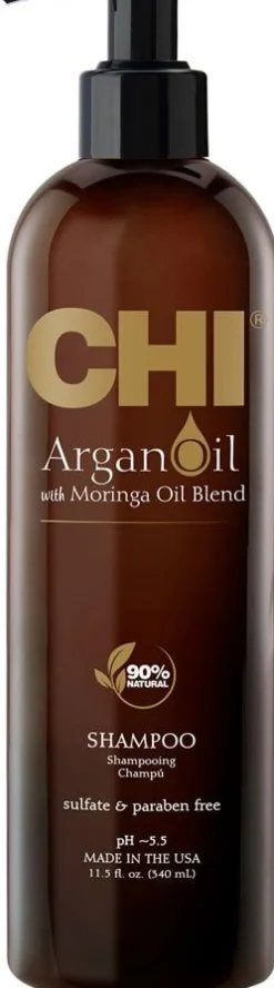Farouk - CHI Argan Oil Moringa Oil Shampoo - 340 ml