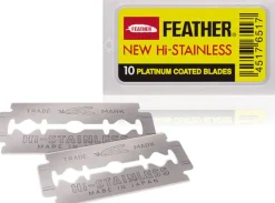 Feather New Hi-Stainless Razorblades 10 Pcs